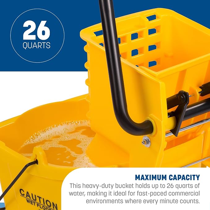 Carlisle FoodService Products 26 Qt Mop Bucket - Image 6