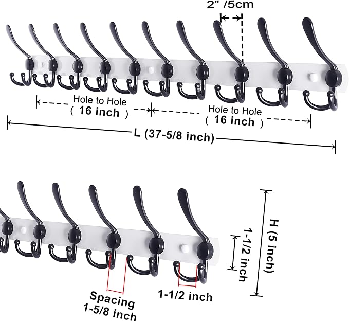 Coat Rack Wall Mount - Image 2
