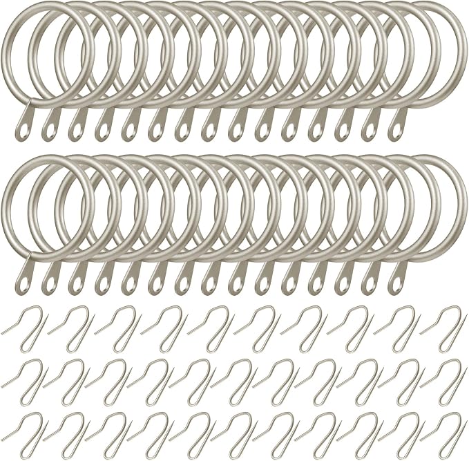 Hotop 30 Pcs Metal Drapery Curtain Rings - Image 7