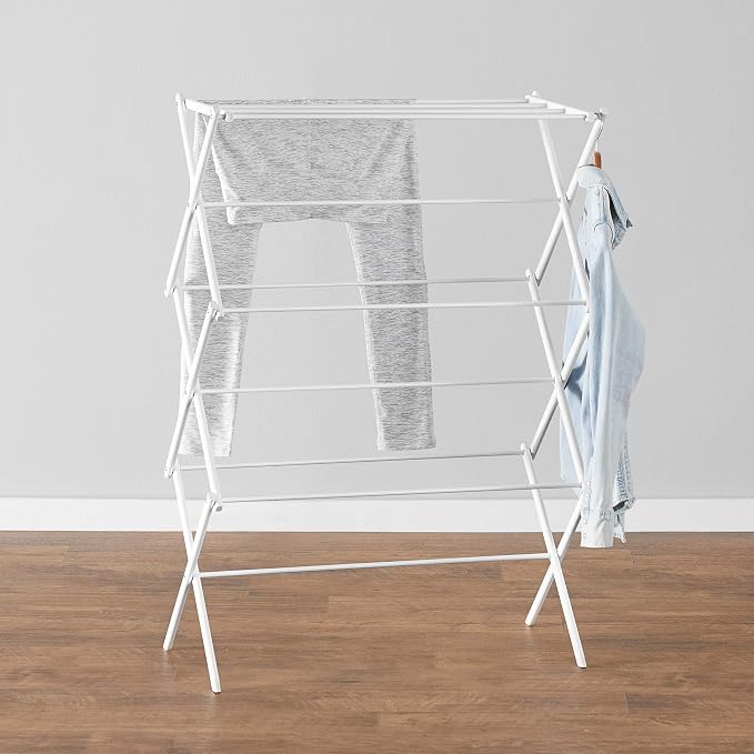Amazon Basics Foldable Portable Clothes Drying Rack - Image 6