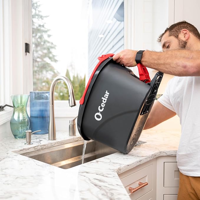 O-Cedar Easywring Microfiber Spin Mop & Bucket Floor Cleaning System - Image 16