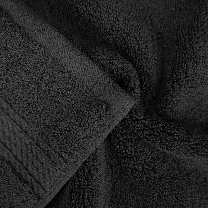 SUPERIOR Egyptian Cotton Pile Heavyweight Bath Sheet, 2 Piece Set, Ultra Soft - Image 5