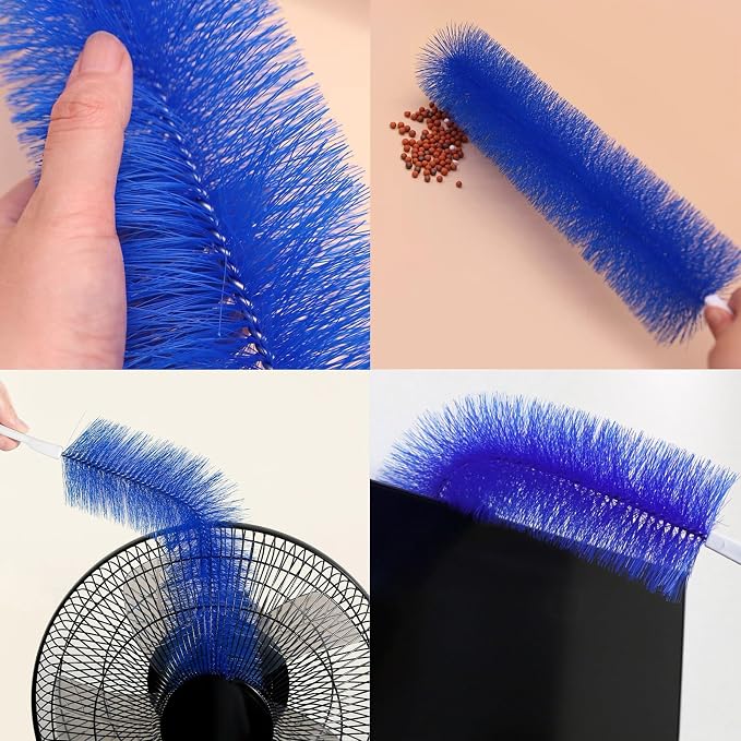 Qancesd 2 Pack Cobweb Dusters, Bendable Fan Cleaning Brush, Flexible Ceiling - Image 6
