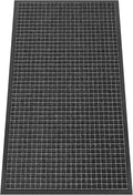 Kuyal Front Door Mat, 2'*4' Door Mat for Inside Outside Entrance,Waterproof Welcome Mats with Non-Slip Backing, Indoor Outdoor Entryway, Commercial Floor Mats, Durable & Easy to Clean, Dark Gray