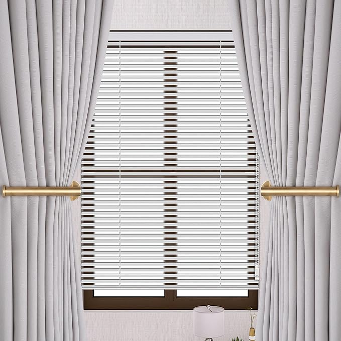 Groleca Adhesive Curtain Holdbacks No Drill Curtain Tiebacks, 6 Pack, Metal - Image 2