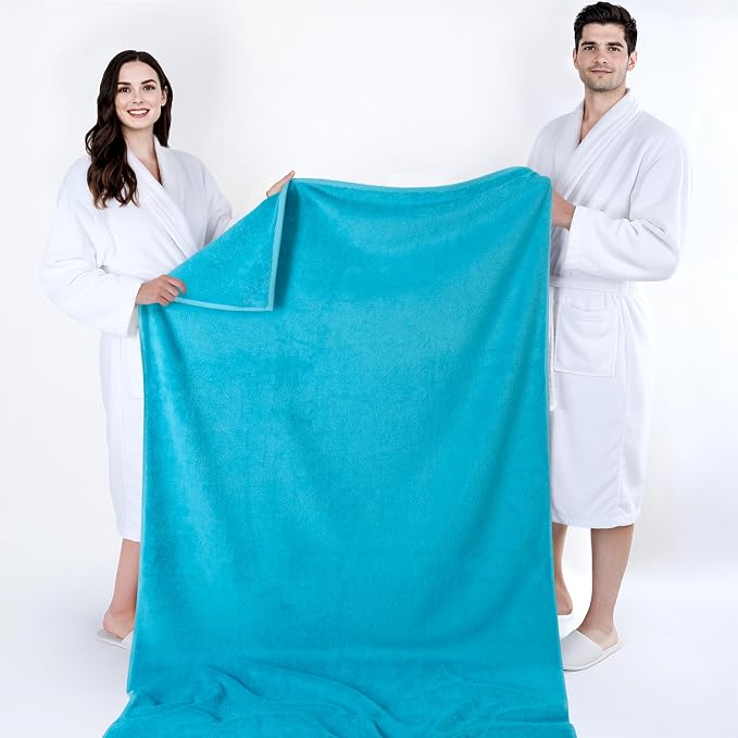 Cotton Paradise 100% Cotton Turkish Towel, Soft Absorbent Quick Dry, 40x80 - Image 5