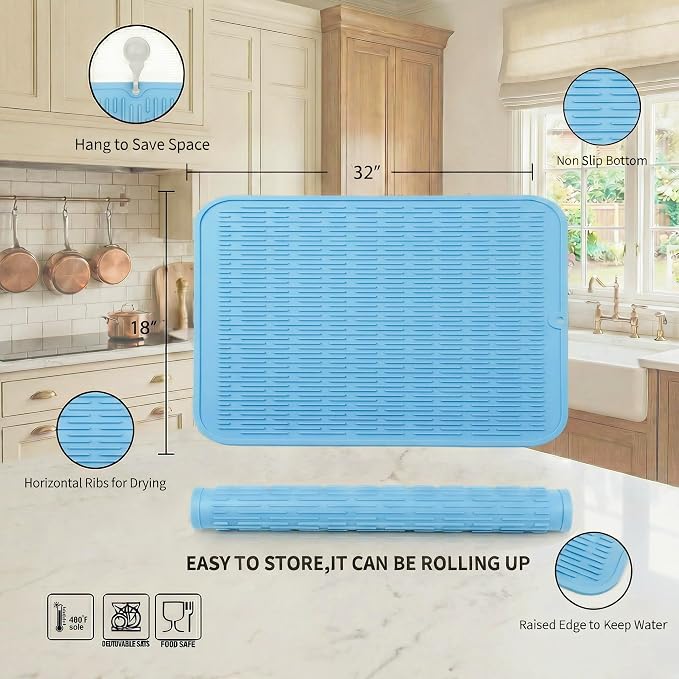 MicoYang Silicone Dish Drying Mat - Image 2