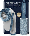 Farberware Fabric Shaver & Lint Roller Set, Portable | Sticky sheets lift pet by BestBrands