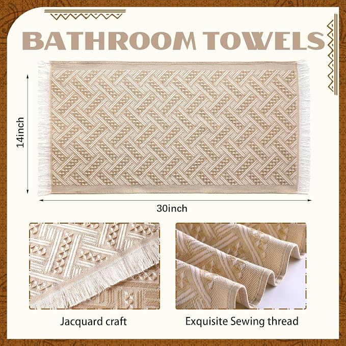 HunnmingRe 7 Pack Boho Hand Towel - Image 2