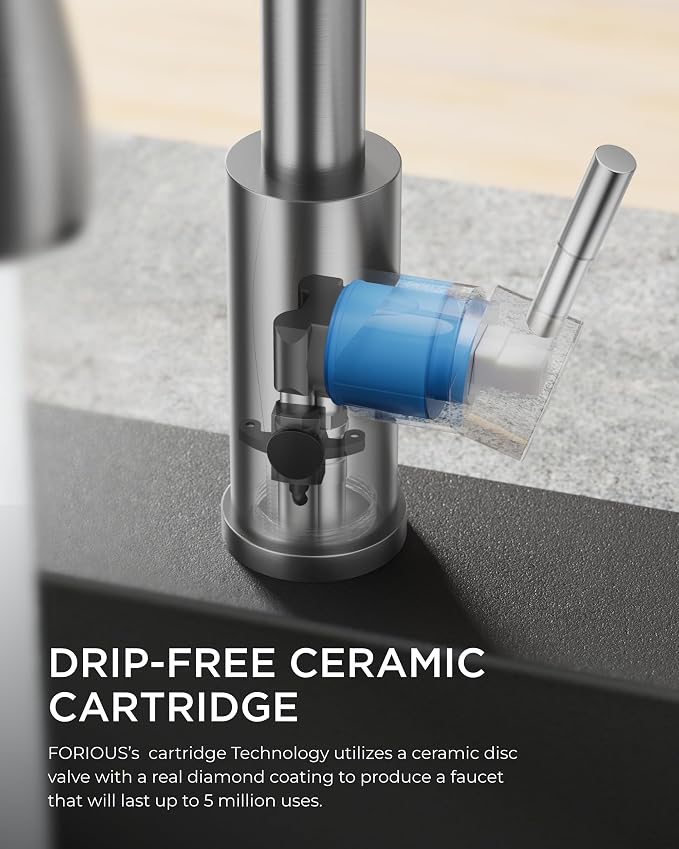 FORIOUS Touchless Kitchen Faucet - Image 9