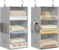 STORAGE MANIAC 6-Shelf Hanging Closet Organizer and Storage, 2 Separable by STORAGEMANIAC