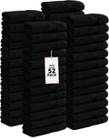 Ample Decor 100% Cotton Hand Towels 18x28 Inches, 600 GSM, Soft & Absorbent by AmpleDecor