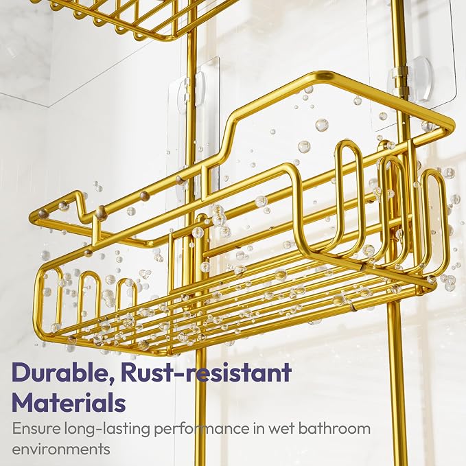 SWTYMIKI Bathroom Shower Caddy Hanging - Image 5