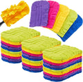 Zubebe 30 Pcs Reusable Duster Refills Fleece, Dark Color | Soft Polyester Fiber by Zubebe