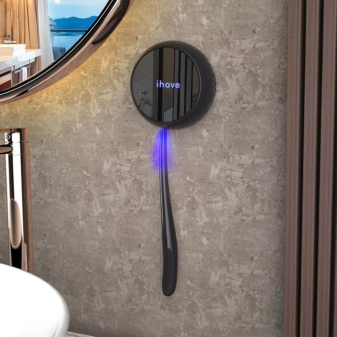 iHave Toothbrush Sanitizer Wall Mount, Portable UV Toothbrush Holder Travel | by ihave