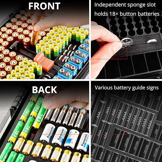 Battery Organizer Storage Case - Image 5