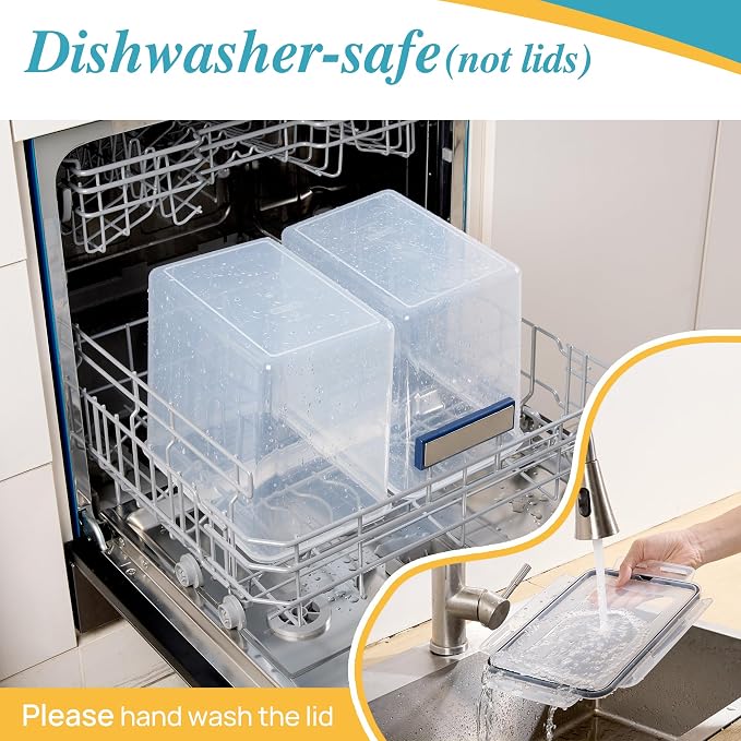 Vtopmart 8.5L Extra Large Flour Sugar Storage Containers, Airtight Seal - Image 4