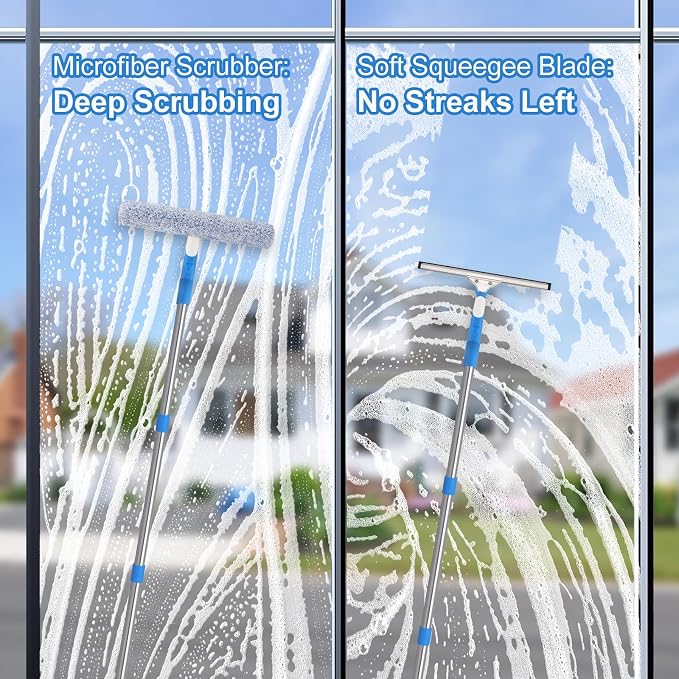 77'' Long Squeegee Window Cleaner Tool - Image 7