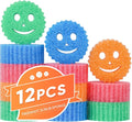 Treeroot 12 Pack Colorful Smile Scrub Sponges, Temperature Controlled by Unknown