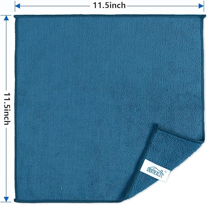 HOMEXCEL 50PK Microfiber Cleaning Cloth, Cleaning Rag - Image 7
