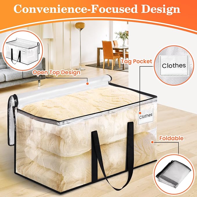 Moving Bags, Extra Large Heavy Duty Storage Bags, 10 Packs | Packing Bags - Image 4
