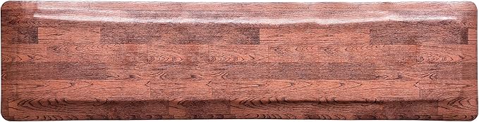 Rhino Mats, Softwoods Anti Fatigue Floor Mat, Commercial Grade Kitchen Mat, Standing Desk Mat, Office, Garage or Anywhere, Standing Comfort. (Oak, 3' x 8' x 7/8")