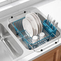 JASIWAY Blue Dish Drying Rack in Sink by JASIWAY