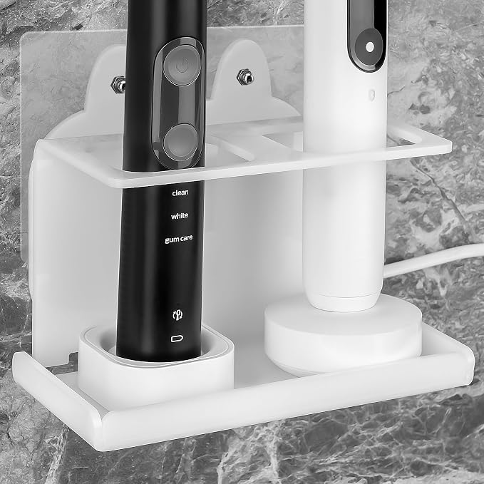 2Pack Electric Toothbrush Holder Wall Mounted, Electric Toothbrush Cord - Image 8
