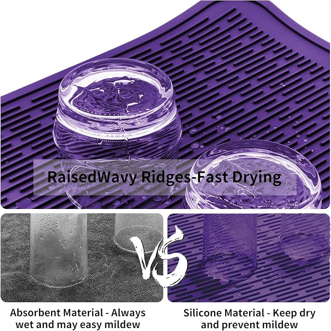 ZLR Oversized Silicone Dish Drying Mat - Image 2
