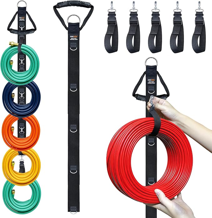Extension Cord Organizer Holder 2-Pack 5 Detachable Straps | Cable Management by Unknown