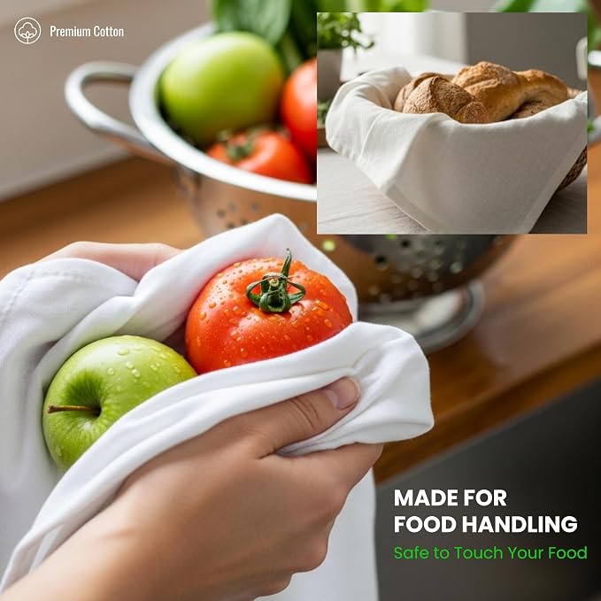 Dish Cloths Cotton| Kitchen Wash Cloth| Shop Towels Absorbent and Lint Free - Image 5