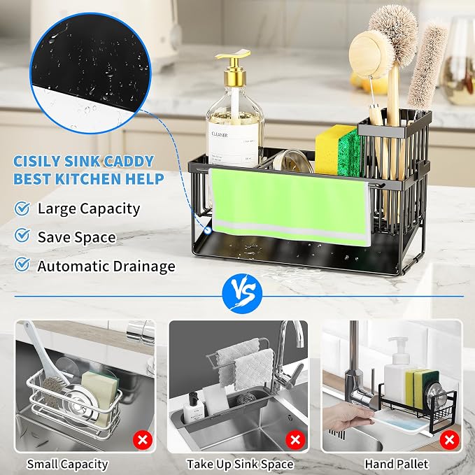 Cisily Kitchen Sink Caddy Organizer - Image 6