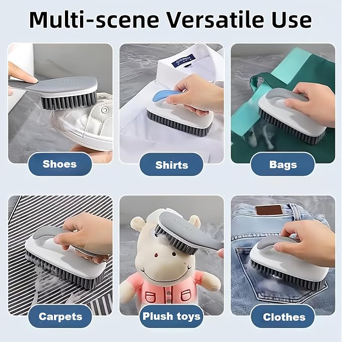 2 Pack Soft Bristle Cleaning Brushes Scrub Brush - Image 7