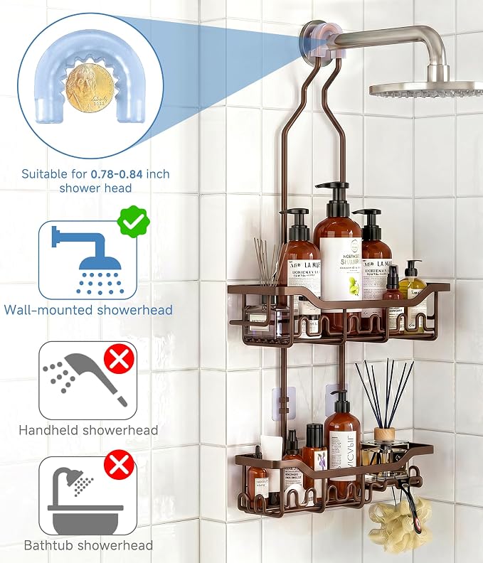 Upgraded Extended Length Shower Organizer - Image 4