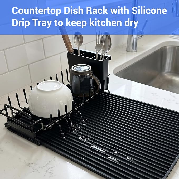 Expandable & Collapsible Dish Drying Rack - Image 3