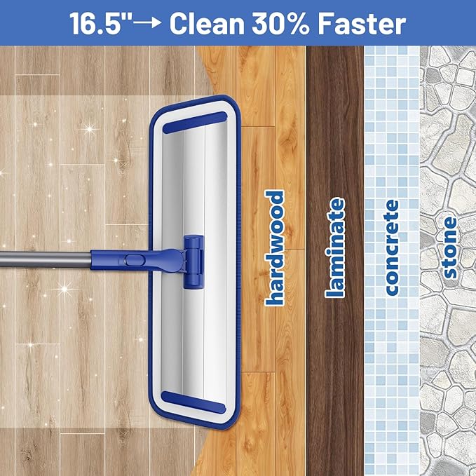 Microfiber Flat Mop for Hardwood Floors Cleaning - Image 5
