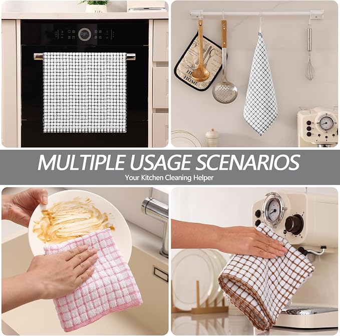 Homaxy Kitchen Towels and Dishcloths Set - Image 6