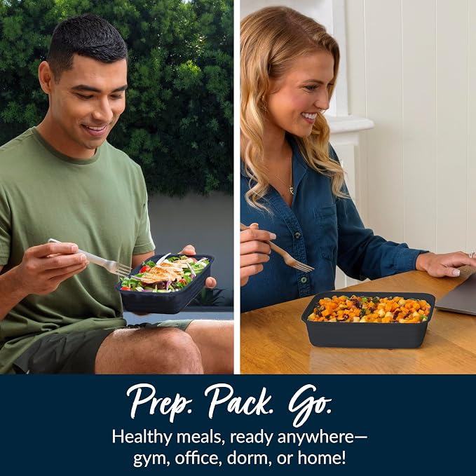 Bentgo Prep - 20-Piece 1-Compartment Reusable Meal Prep Containers - Image 4