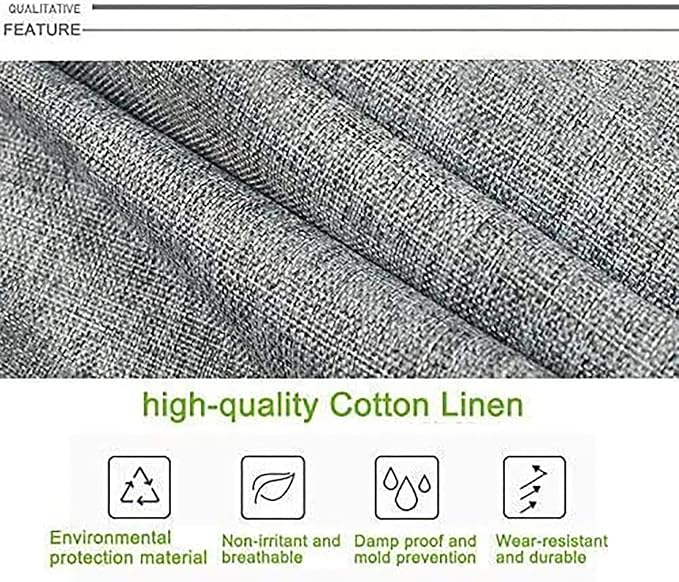 Hanging Closet Organizer 4-Shelf, Oxford Linen Wardrobe Storage, shoes & - Image 5