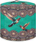 Xoenoiee Boho Mandala Hummingbird Print Kitchen Appliance Dust Cover with Pockets, Electric Pressure Cooker Cover Compatible with Rice Cooker Cover Air Fryer Cover, for 3 Quart