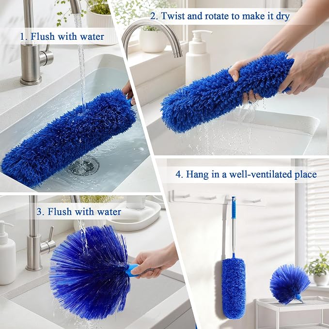 Cobweb Duster with Extension Pole 100 inches, Dusters - Image 7