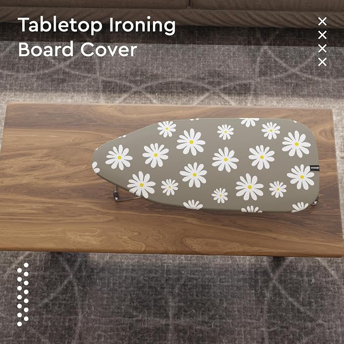 Encasa XO Ironing Board Cover and Pad, Thick Felt 28"x12" - Image 6