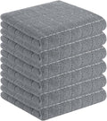 Homaxy 100% Cotton Terry Kitchen Towels, 6 Pack by Homaxy