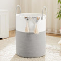 Artfeel Laundry Basket, Woven Cotton Rope Laundry Hamper, 80L by Artfeel