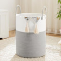 Artfeel Laundry Basket, Woven Cotton Rope Laundry Hamper, 40L by Artfeel
