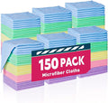 TEAWOO Microfiber Towels Bulk-150 Pack, Cleaning Cloths, Microfiber Towels by TEAWOO