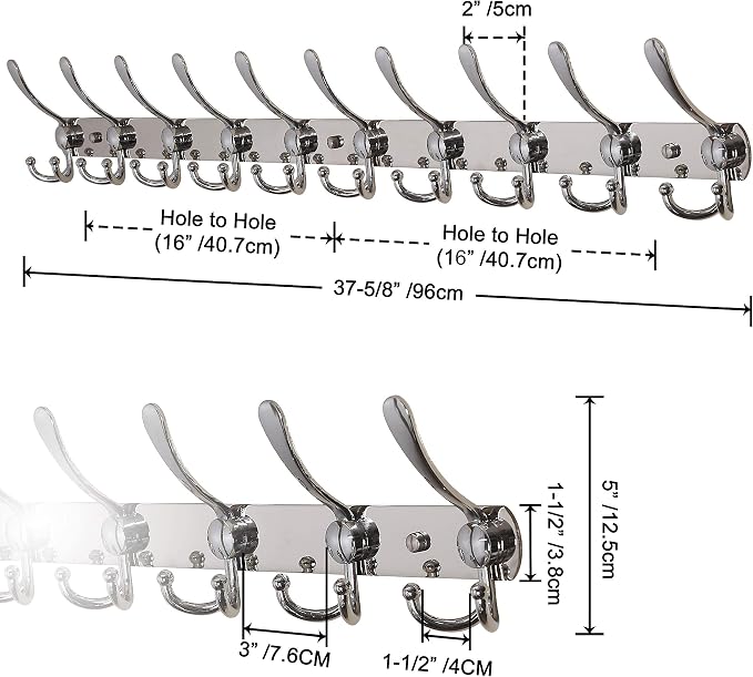 Coat Rack Wall Mount - Image 2