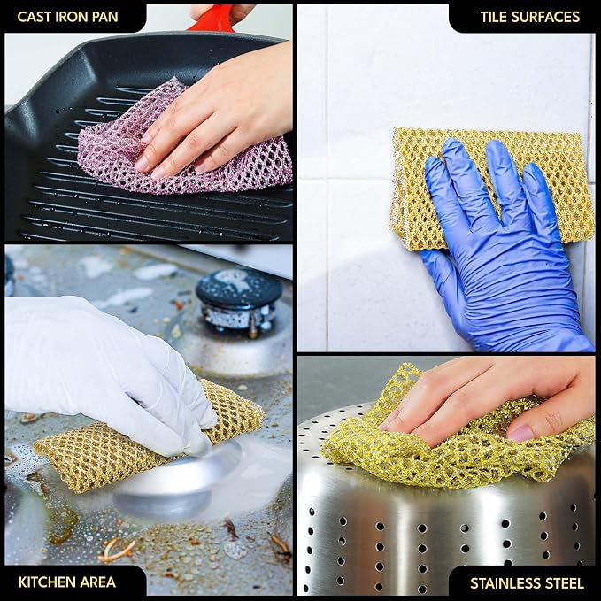 Non-Scratch Dish Scrubbers — Outlasts 7+ Sponges, Stays Odor-Free | Replace - Image 4