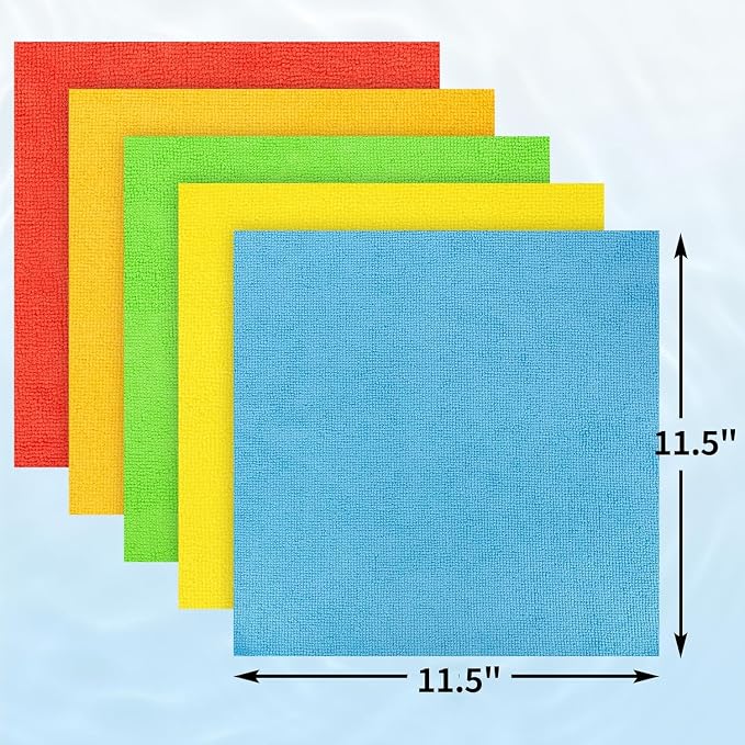 Microfiber Cleaning Cloth, 200 Pack Cleaning Rags Microfiber Towel Bulk - Image 9