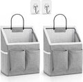 Kanrichu 2pcs Wall Hanging Storage Bag, Wall Hanging Baskets by KANRICHU